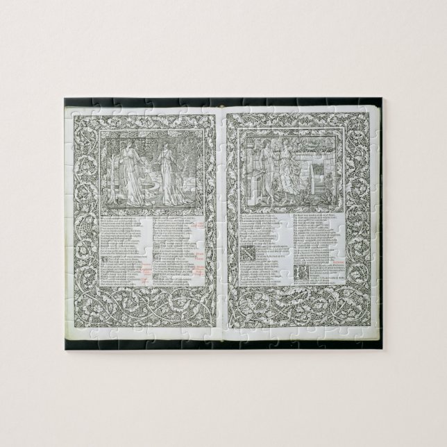 Puzzle Le "Kelmscott Chaucer", édité 1896 par le Kel (Horizontal)