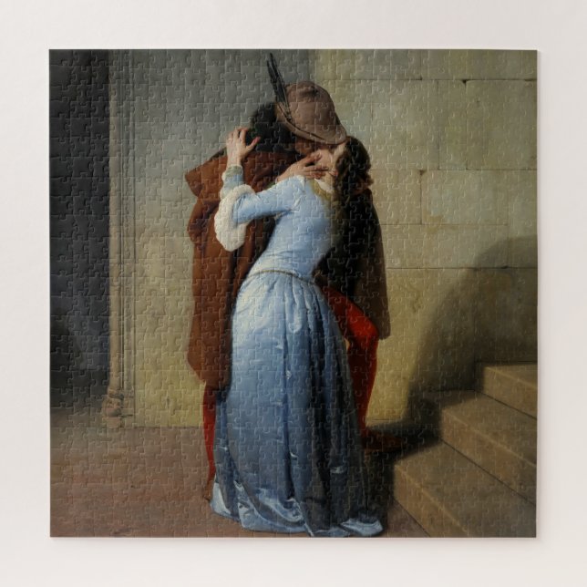 Puzzle Le Kiss du couple 1859 Francesco Hayez (Vertical)