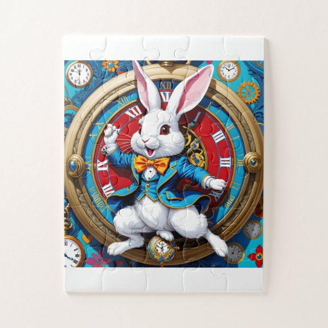 Puzzle Le lapin blanc d'Alice au pays des merveilles (Vertical)