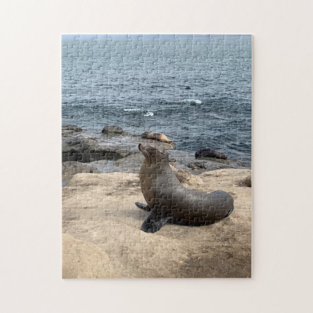 Puzzle Le Lion de la mer, un casse-tête de la photographi (Vertical)