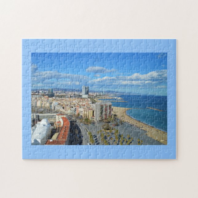 Puzzle Le littoral de Barcelone (Horizontal)