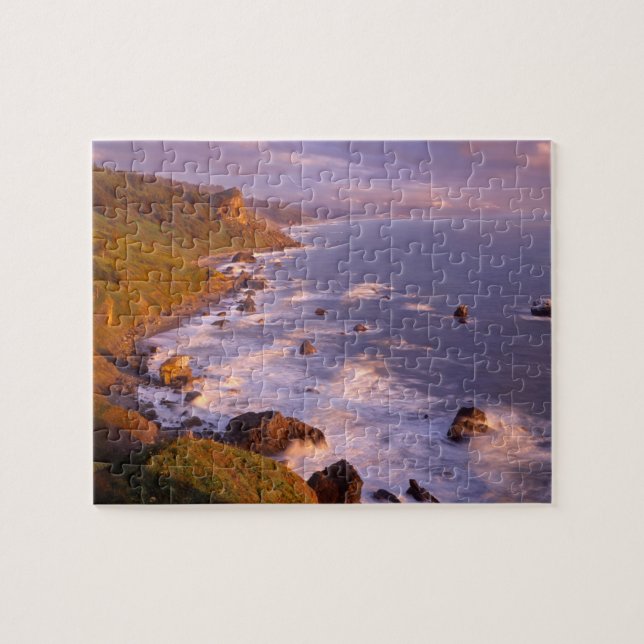 Puzzle Le littoral de Redwoods, Californie (Horizontal)