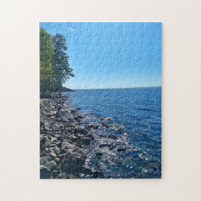 Puzzle Le littoral rocheux du lac Supérieur (Vertical)