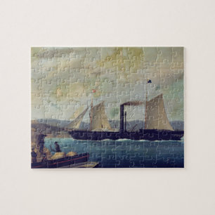 Puzzle Le "Mallorcan", bateau sur lequel George Sand et