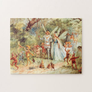 Puzzle Le mariage de Thumbelina dans la forêt