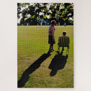 Puzzle Le Match Du Cricket.