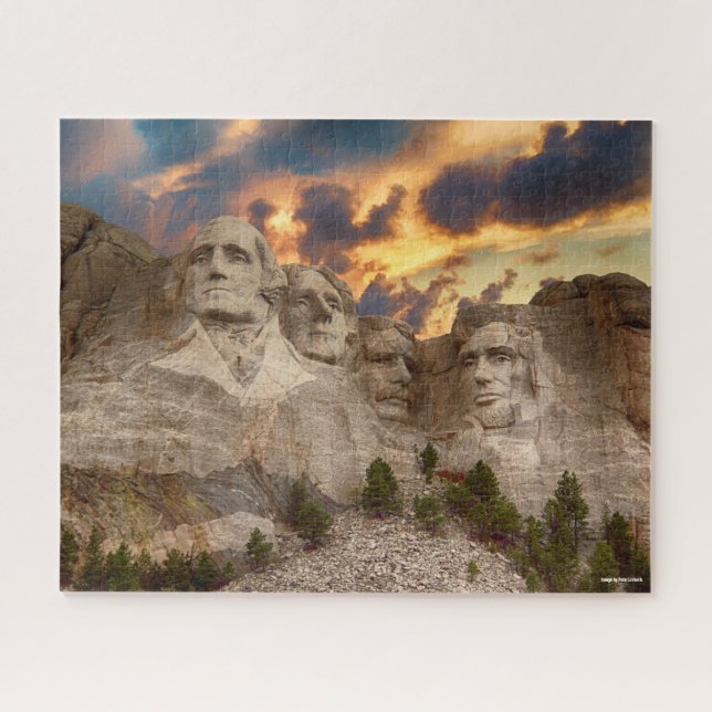 Puzzle Le Mémorial national du Mont Rushmore (Horizontal)