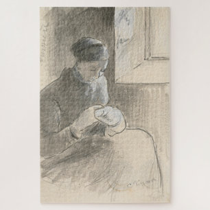 Puzzle Le Mender de Camille Pissarro