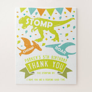 Puzzle Le Merci d'anniversaire de Dinosaur favorise