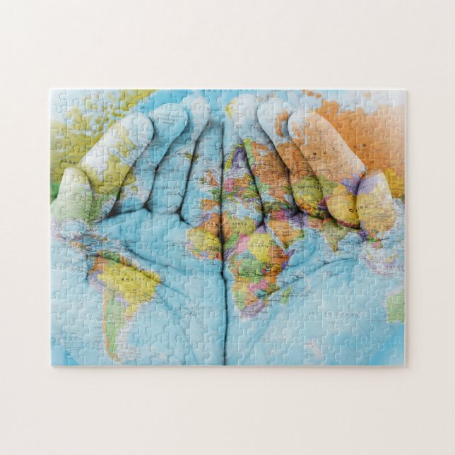Puzzle Le monde dans le casse-tête (Horizontal)