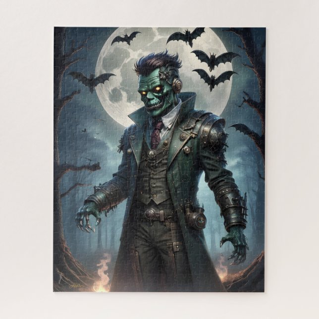 Puzzle Le monstre de Halloween Steampunk Frankenstein (Vertical)