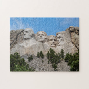 Puzzle Le Mont Rushmore au printemps