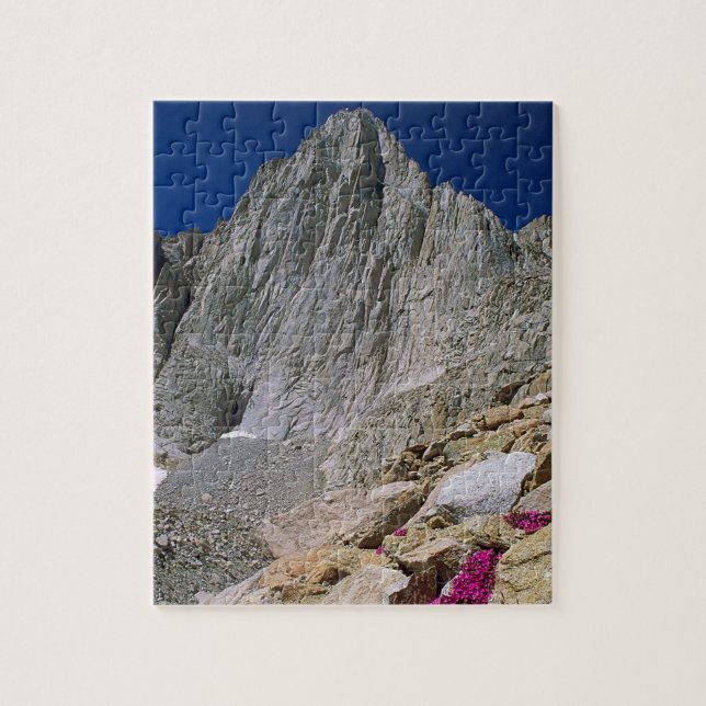 Puzzle Le Mont Whitney Et Les Fleurs sauvages (Vertical)