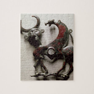 Puzzle Le morceau de joue d'un cheval a mordu sous forme