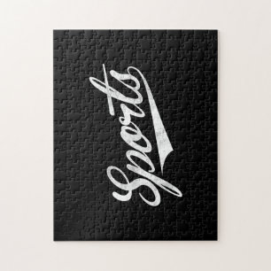 Puzzle Le mot Sports Un design ironique amusant qui dit S