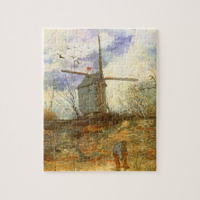 Puzzle Le Moulin Galette par Vincent van Gogh, Windmills (Vertical)