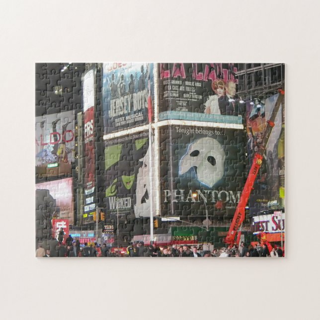 Puzzle Le New York City Times Carré City Lights (Horizontal)
