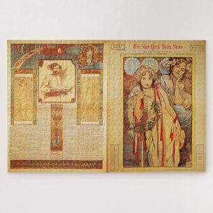 Puzzle Le New York Daily News par Alphonse Mucha