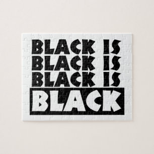 Puzzle Le noir est noir