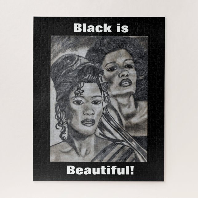 PUZZLE LE NOIR EST UNE BELLE FEMME (Vertical)