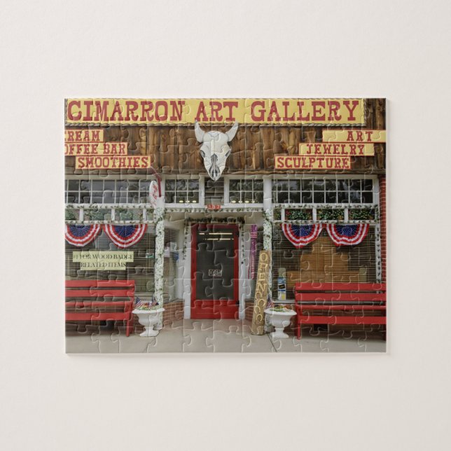 Puzzle Le Nouveau Mexique, Cimarron. Galerie d'art de (Horizontal)