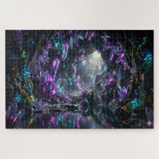 Puzzle Le Noyau Prismatique : Caverne de Cristal Luminesc