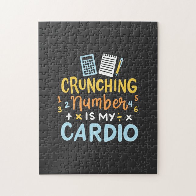 Puzzle Le Numéro D'Arrêt Comptable Est Mon Cardio (Vertical)