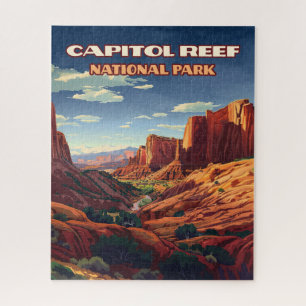 Puzzle Le Parc National du Capitol Reef Utah Désert Vinta
