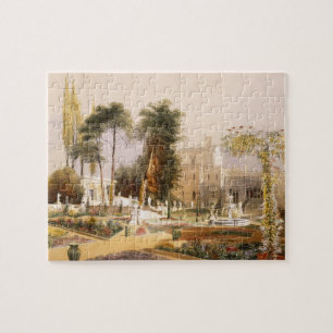 Puzzle Le Parterre dans les jardins chez Wilton, le siège