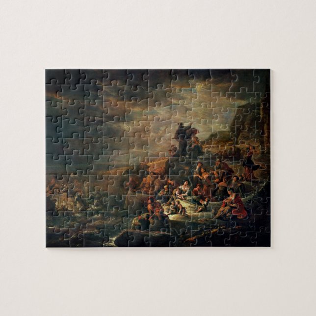 Puzzle Le passage de la Mer Rouge (huile sur la toile) (Horizontal)