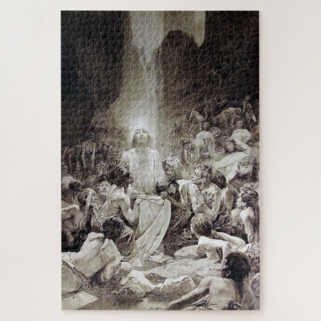 Puzzle Le Pater - Page illustrée par Alphonse Mucha E3 (Vertical)
