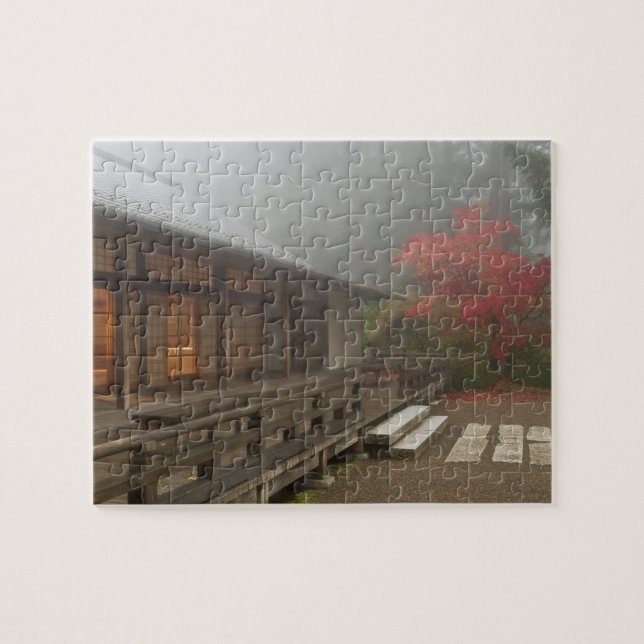 Puzzle Le pavillon du Portland Japanese Garden (Horizontal)