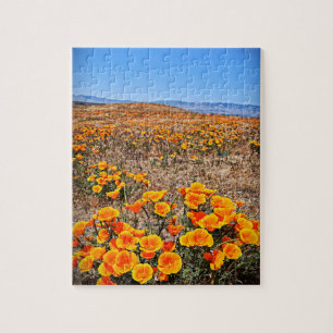 Puzzle Le pavot de Californie met en place - des fleurs -