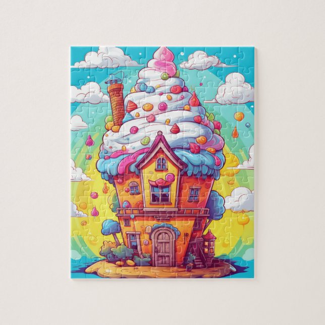 Puzzle Le pays magique des bonbons (Vertical)