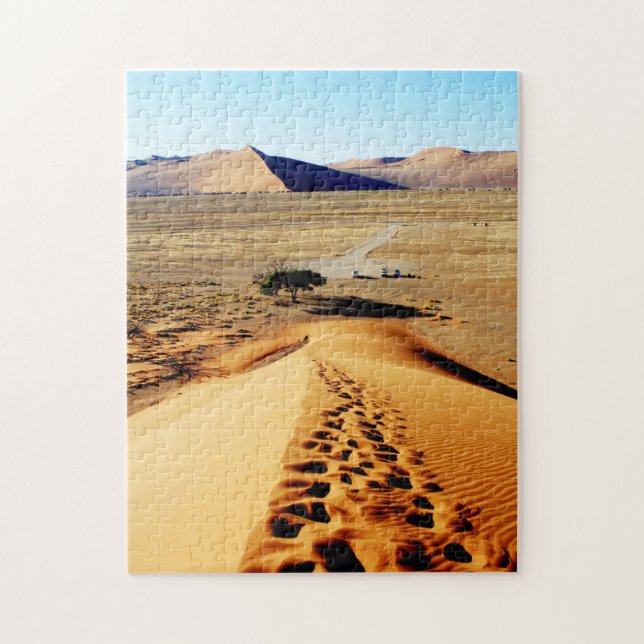 Puzzle Le paysage des dunes de sable de Namibie Sossusvle (Vertical)