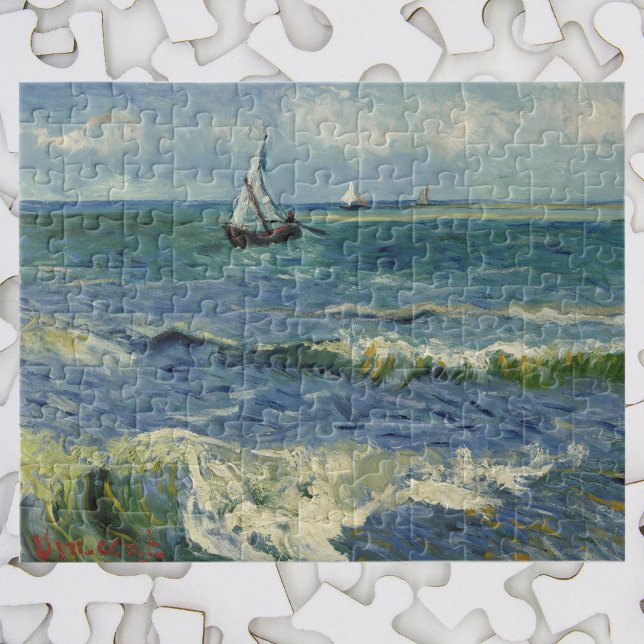 Puzzle Le paysage marin de Van Gogh aux Saintes Maries de (Créateur téléchargé)
