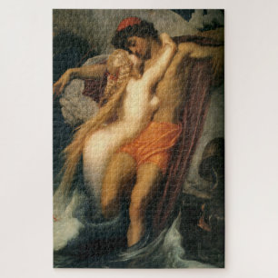 Puzzle Le pêcheur et le serpent (par Frederic Leighton)