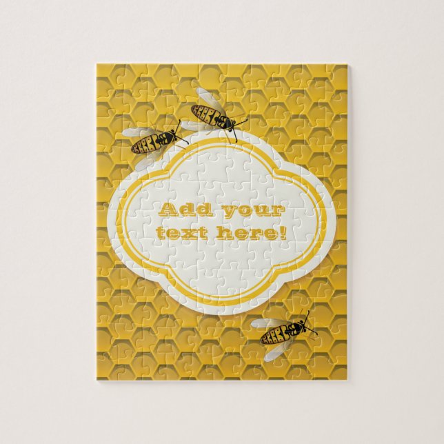 Puzzle Le peigne de miel et les abeilles (Vertical)