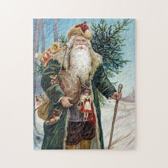 Puzzle Le père noël vintage 6 (Vertical)