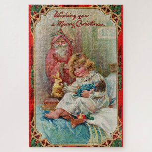 Puzzle Le Père Noël vous souhaite un joyeux Noël