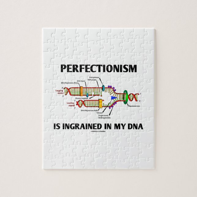 Puzzle Le perfectionnisme Ingrained en mon ADN (l'humour) (Vertical)