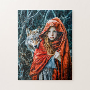 Puzzle Le Petit Chaperon Rouge avec le Loup