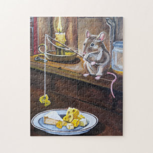 Puzzle Le Petit Pêcheur à la ligne Peinture d'Alfred Fox