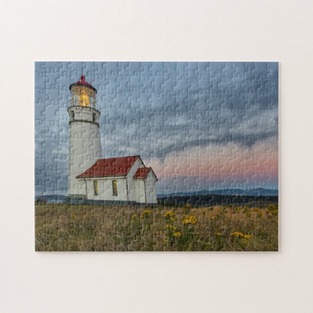 Puzzle le plus ancien phare de l'Oregon au cap Blanco Sta (Horizontal)