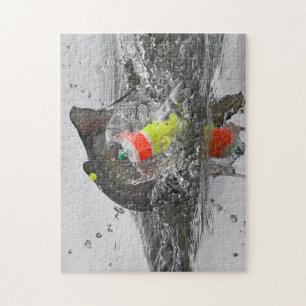 Puzzle Le poisson-chat prend à l'amorce l'art