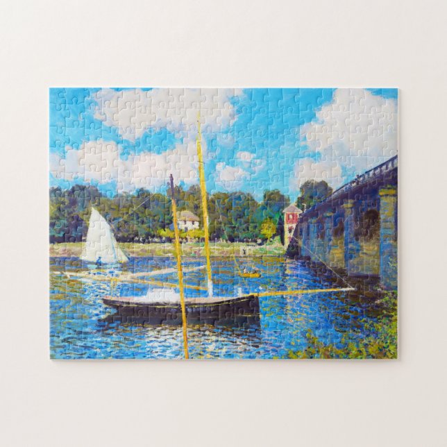 Puzzle Le pont à Argenteuil Claude Monet (Horizontal)