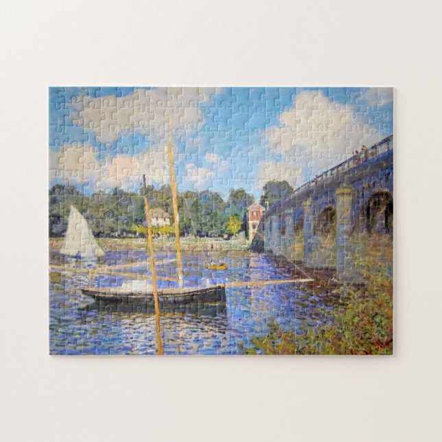 Puzzle Le pont d'Argenteuil, Monet (Horizontal)