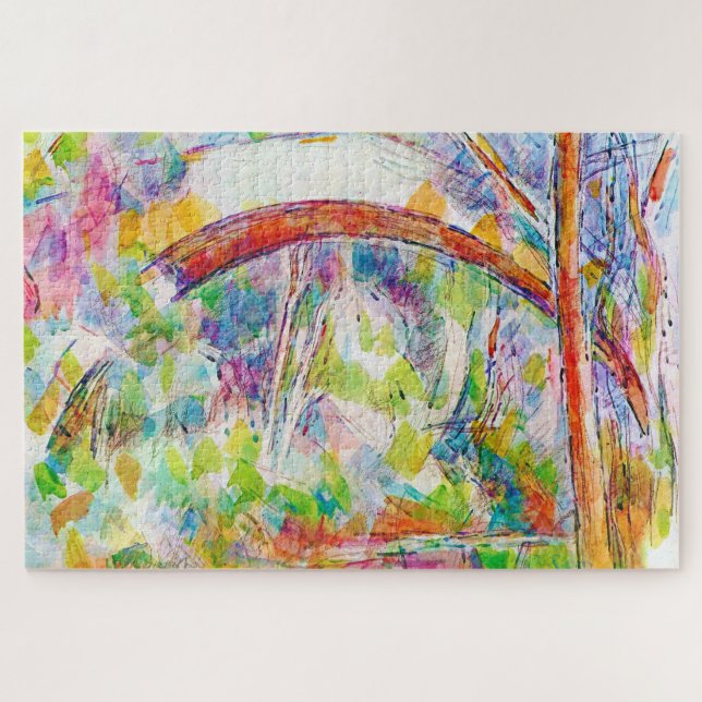 Puzzle Le pont, Paul Cezanne (Horizontal)