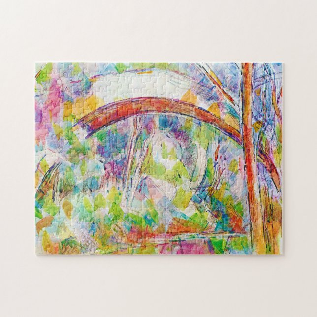 Puzzle Le pont, Paul Cezanne (Horizontal)