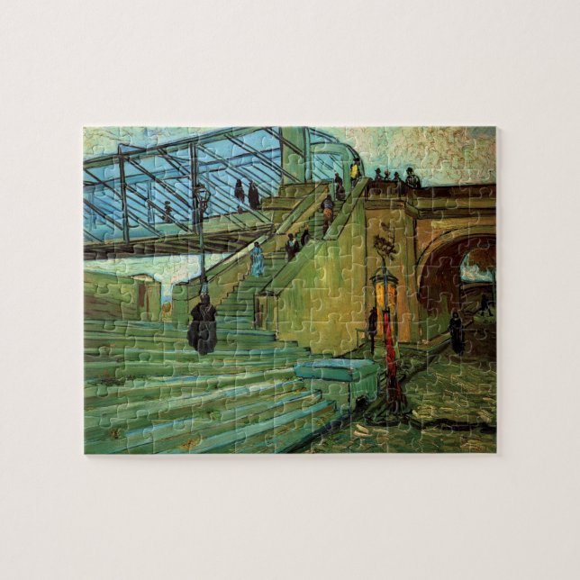 Puzzle Le pont Trinquetaille par Vincent van Gogh (Horizontal)